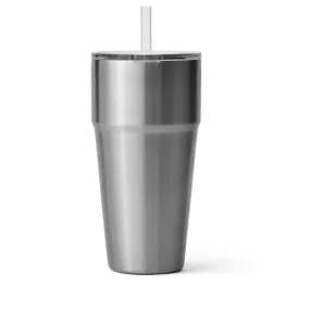 21071500642 TERMO RAMBLER 26oz STRAW CUP ACERO MARCA YETI