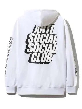 Anti Social Social Club Block Me White Hoodie