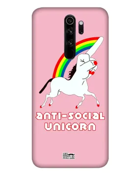 ANTI-SOCIAL UNICORN  | Redmi note 8 pro Phone Case