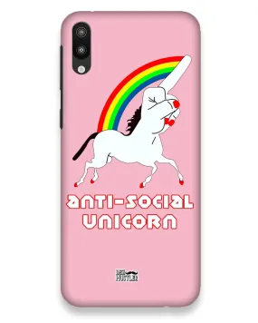 ANTI-SOCIAL UNICORN  |  samsung galaxy m10 Phone Case