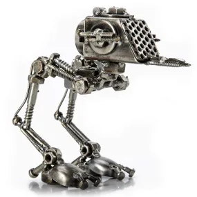 AT-ST Inspired Recycled Metal Sculpture