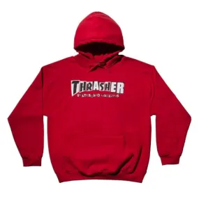 Baker x Thrasher Hoodie / Red