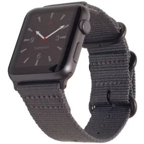 Carterjett Nylon Apple Watch Band in Gray