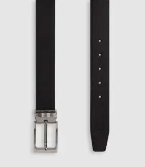 Ceinture réversible 35mm ajustable noir et noir matt COPS