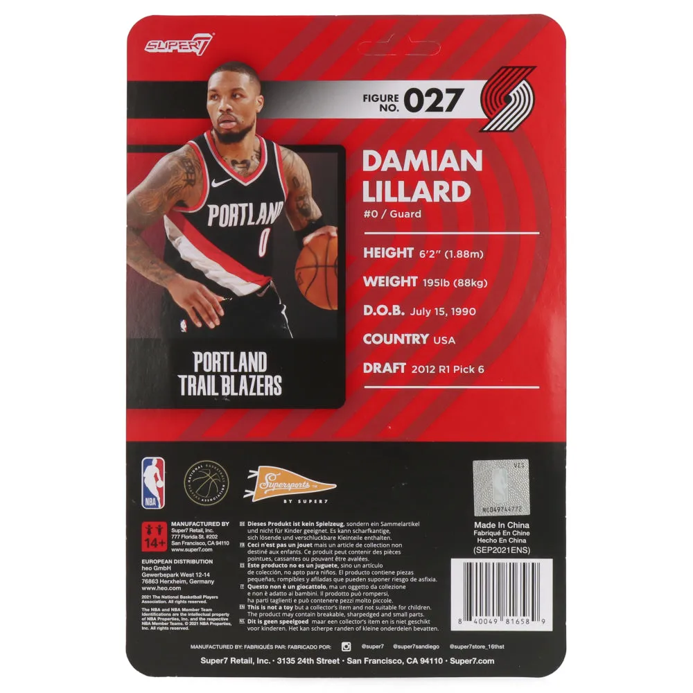 Damian Lillard (Trail Blazers) - ReAction figure - Supersports Figure Wave 4