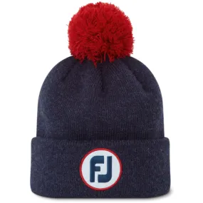 Footjoy Bonnet POMPOM Bleu