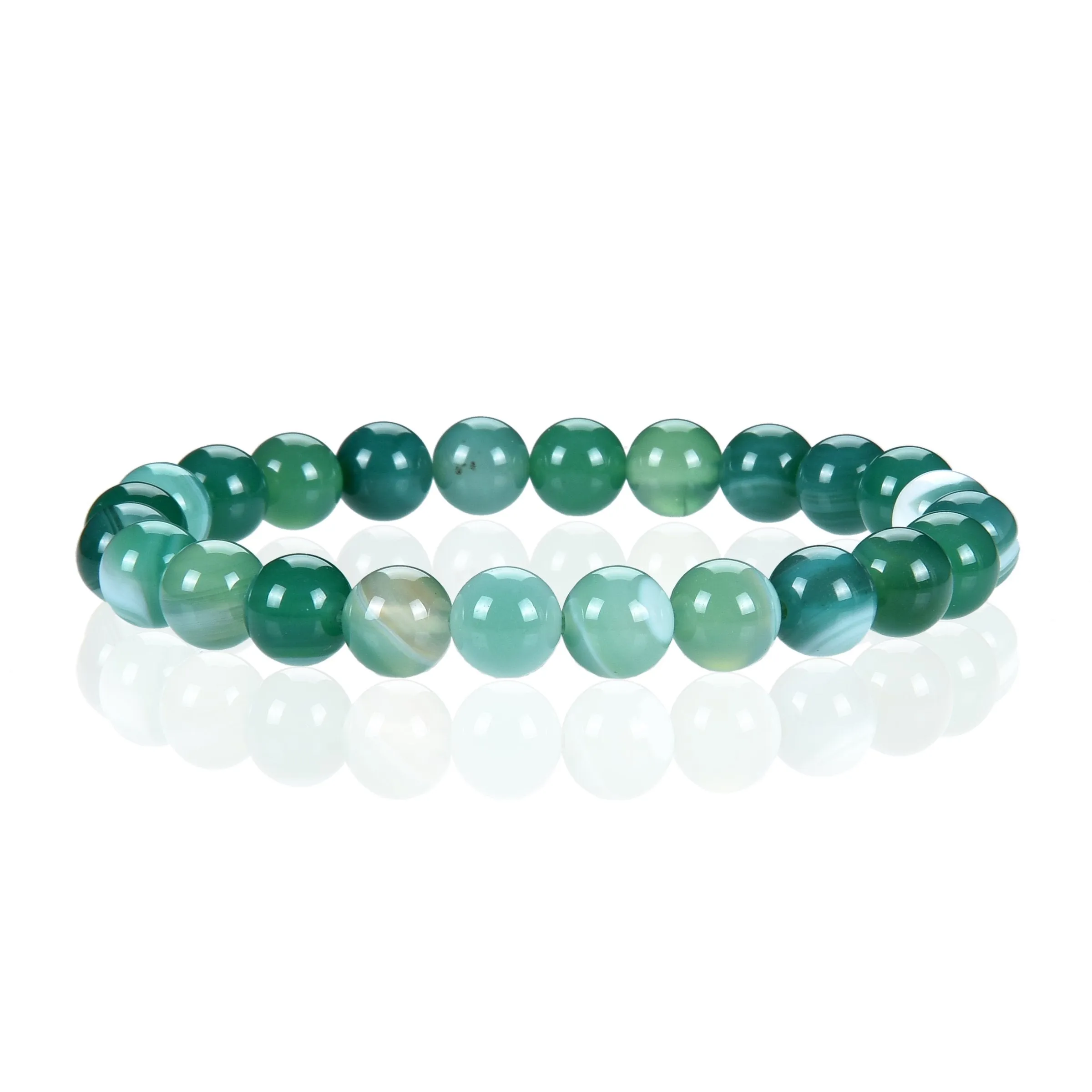 Green Agate 8mm Bracelet