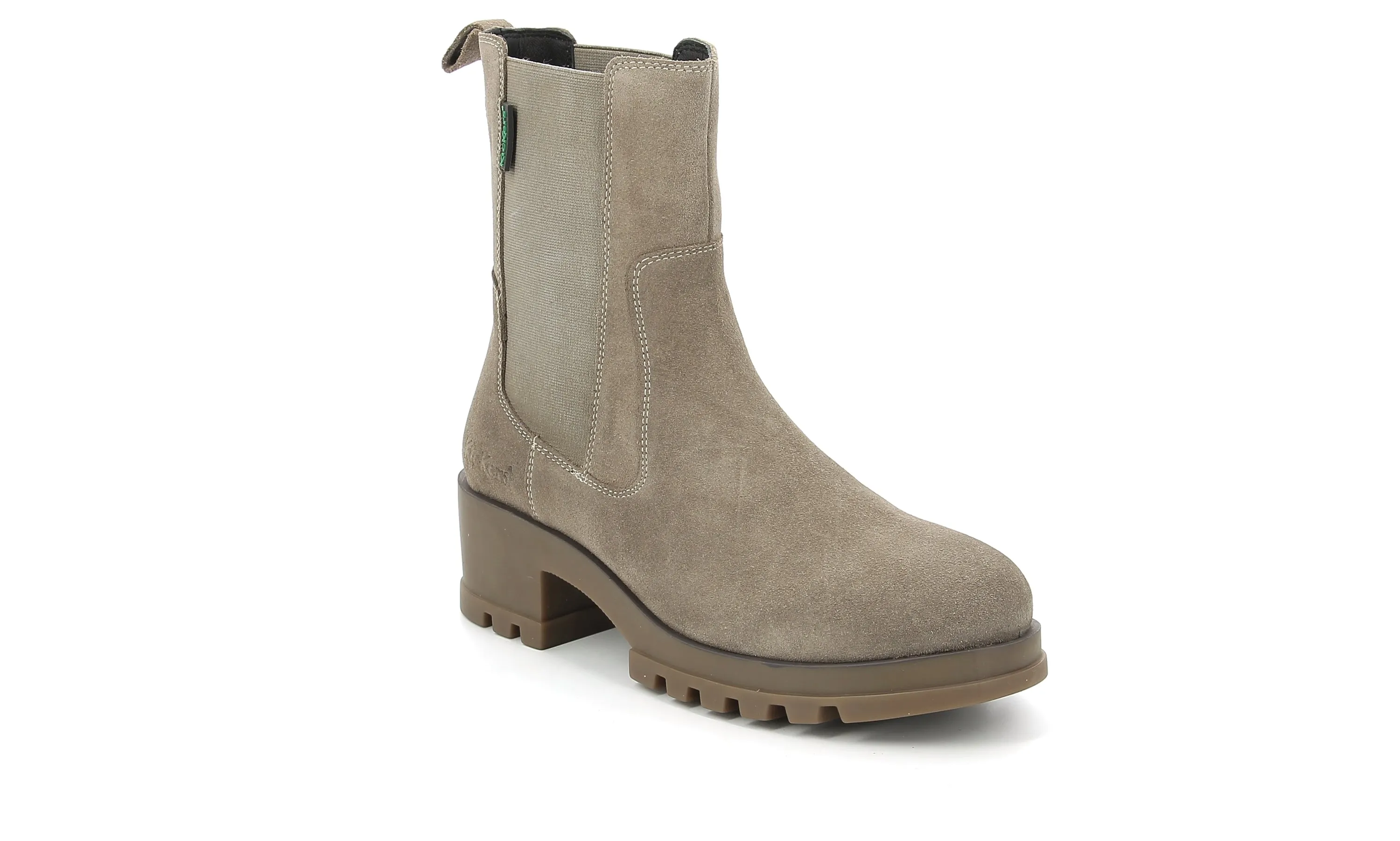 KICKERS KICK HAPPY Argent Boots Bottines