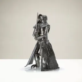 Kylo Ren with Sword Inspired Recycled Metal Sculpture