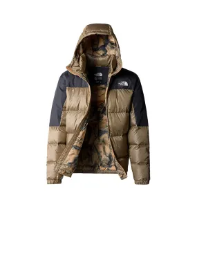 Men's Diablo Recycled Down Hoodie - Almond Butter/TNF Black