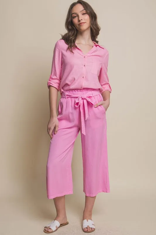 Pantalon Carla Rosado