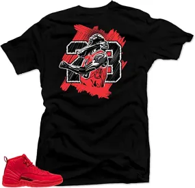 Shirt to Match Jordan 12 Bulls - Goat