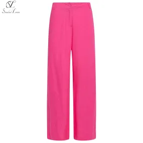 Smashed Lemon Broek Wijd Fuchsia